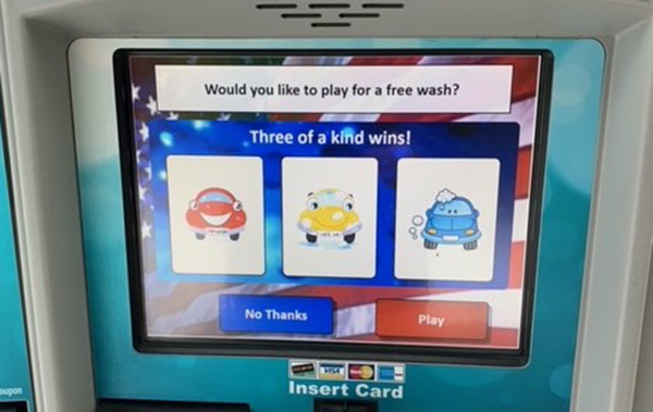 Play to Win a Free Car Wash!